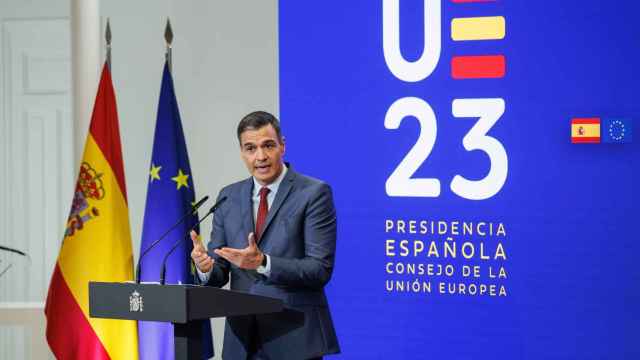 Pedro Sánchez, el pasado 15 de junio, durante la presentación de las prioridades de la presidencia española del Consejo de la UE.