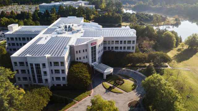 Vista aérea del campus de innovación de Lenovo en Raleigh (Carolina del Norte, EEUU).