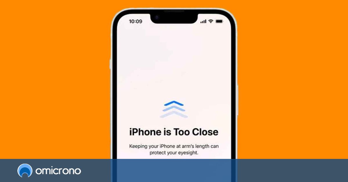 El iPhone te avisará de que estás demasiado cerca de la pantalla para salvar la vista y evitar el cansancio