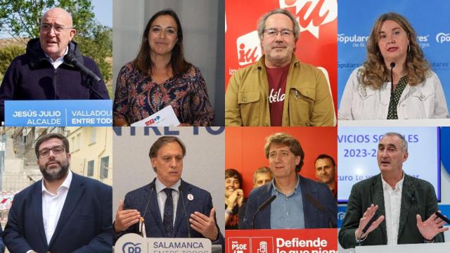 Los nuevos alcaldes de las capitales de provincia de Castilla y León.