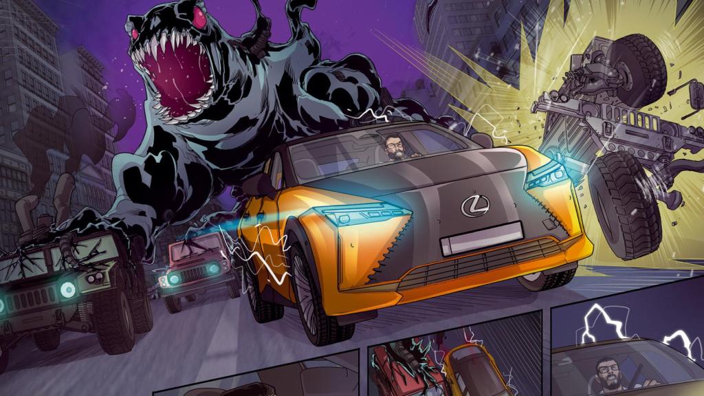 Lexus lleva el RZ al mundo del cómic de la mano del dibujante de