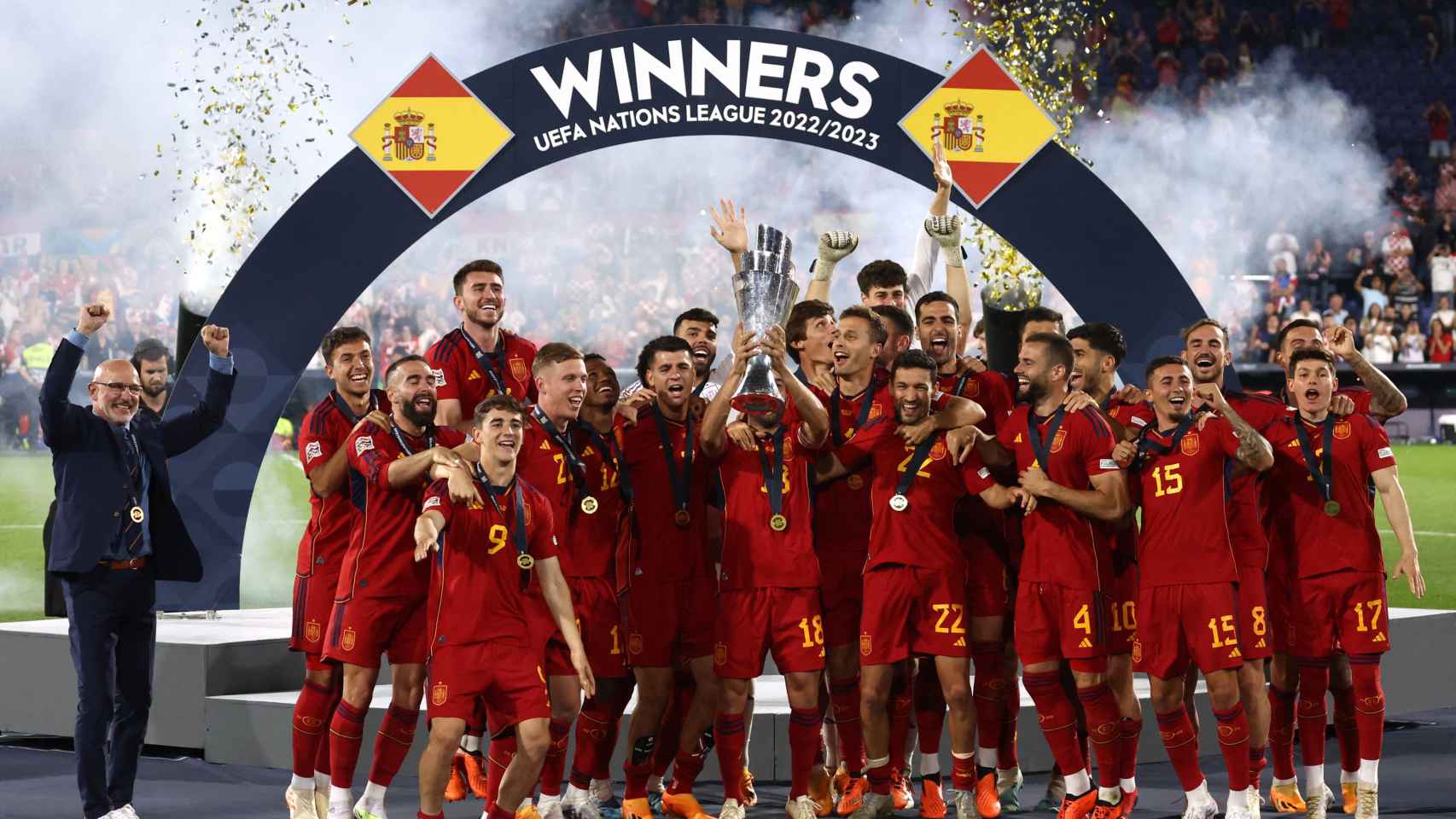 Las mejores imágenes de la final de UEFA Nations League entre Croacia y  España