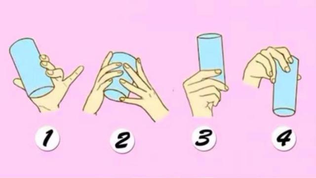 ¿Cómo coges un vaso?