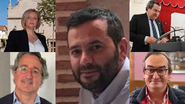 Algunos de los candidatos de Vox al Senado por Castilla y León