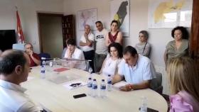 Imagen del pleno de conformación del Ayuntamiento de Castronuño
