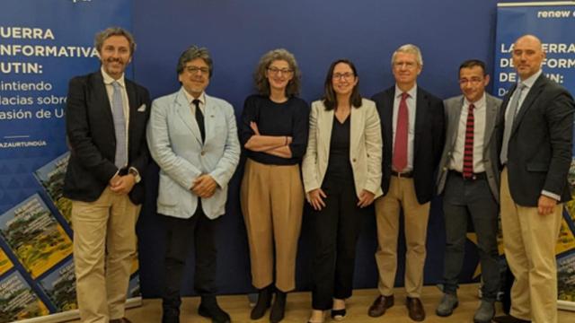 Presentación del libro en la sede madrileña del Parlamento Europeo