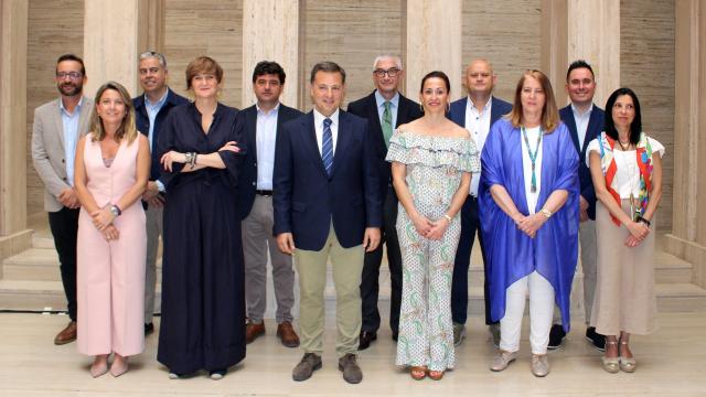Nuevo equipo de Gobierno de Albacete. Foto: Ayuntamiento de Albacete.