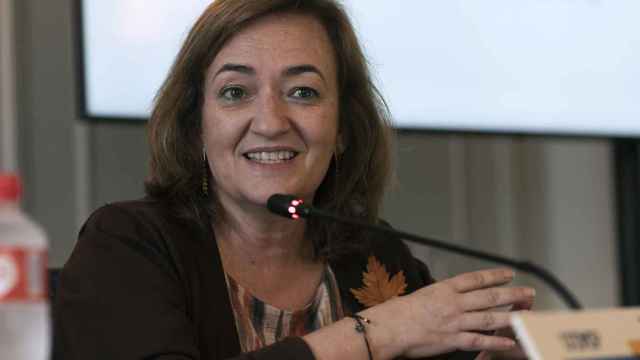 Cristina Herrero,  presidenta de la Autoridad Independiente de Responsabilidad Fiscal (AIReF), durante su participación en el curso de verano de APIE y BBVA.