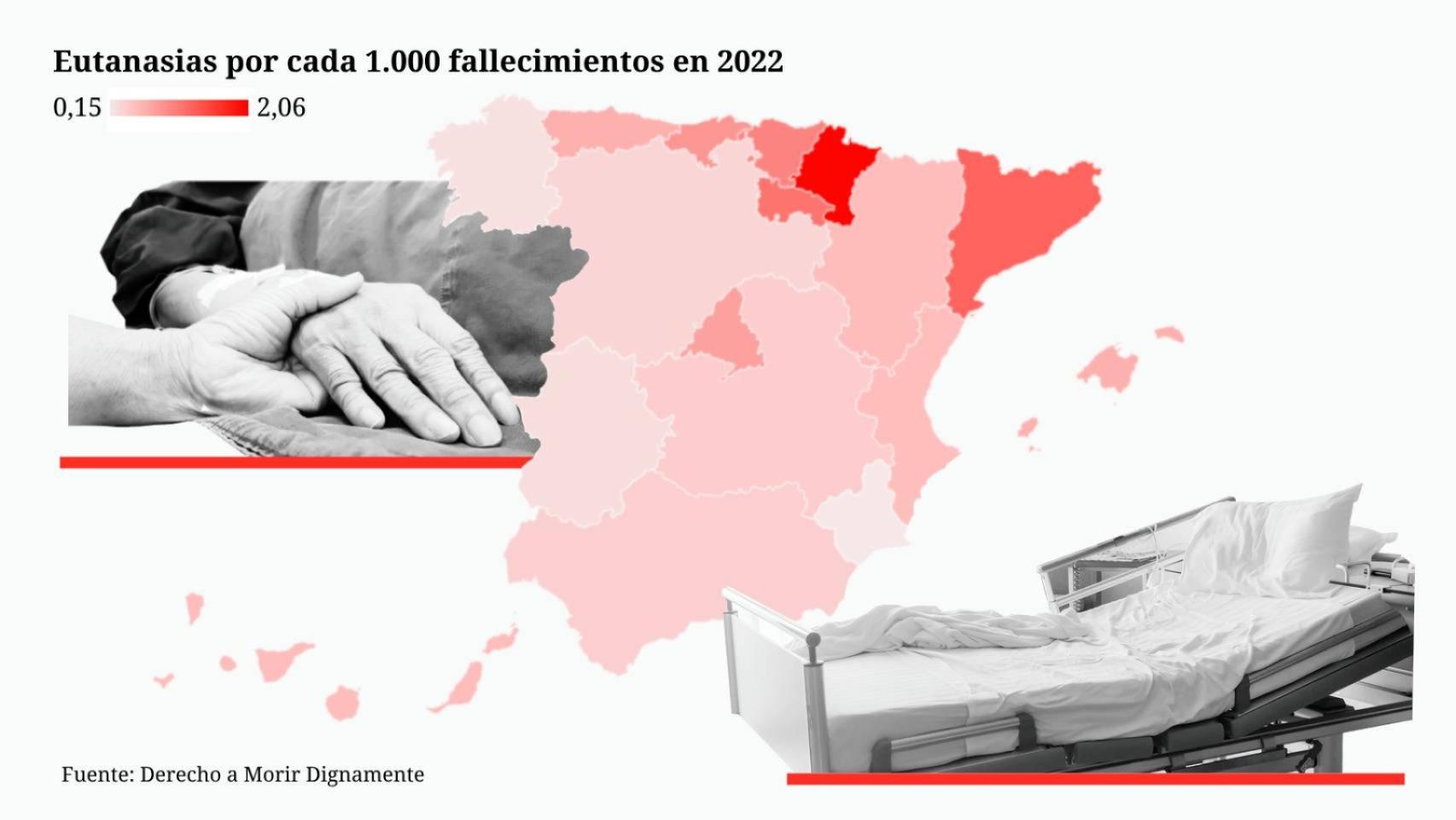 El Mapa De La Eutanasia En España: 370 Muertes Desde Que La Ley Entró ...