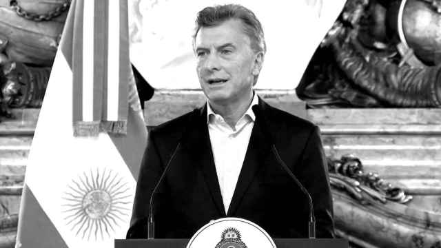 El presidente de Argentina, Mauricio Macri, durante el anuncio de beneficios impositivos para casi 20.000 empresas.