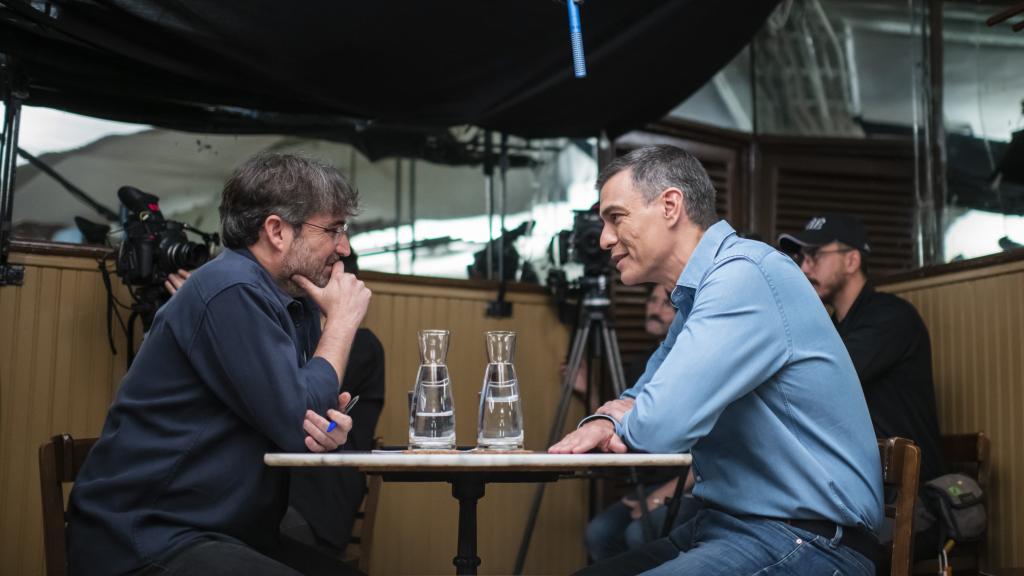 Pedro Sánchez, durante su entrevista con Jordi Évole.