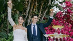 Andrea Martínez y Kepa Arrizabalaga en su boda.