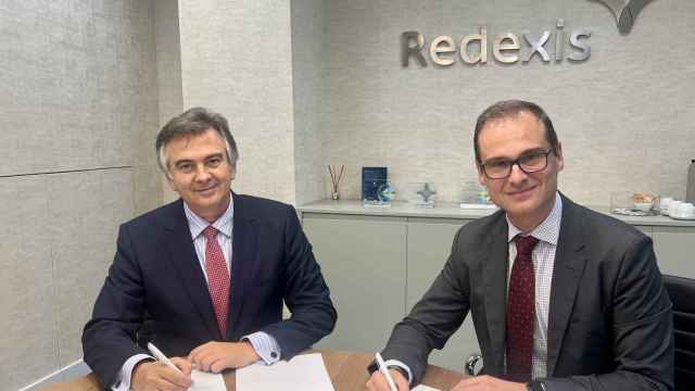 Pedro Marín, director general Inerco y Fidel López Soria, CEO Redexis