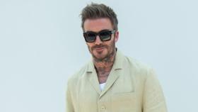 David Beckham durante un acto en Londres.