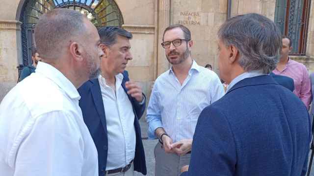 Javier Maroto, en Salamanca junto a los candidatos del PP