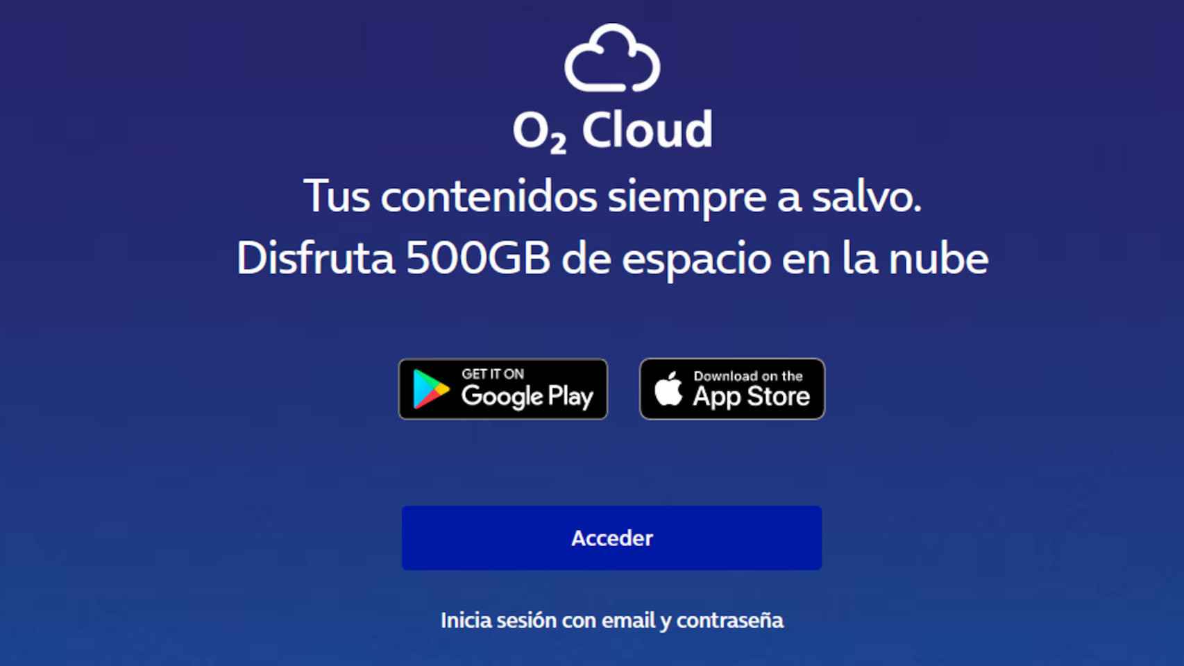 O2 Cloud, O2's cloud storage