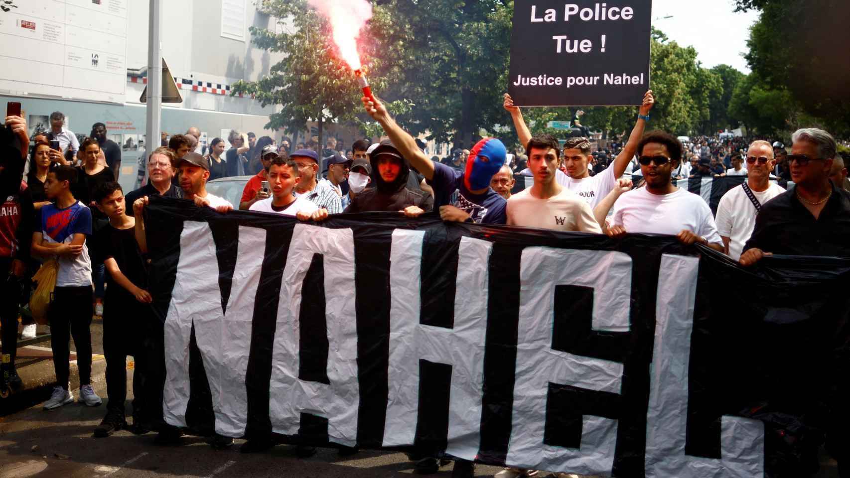 Protestas en Francia tras la muerte de Nahel, el joven de 17 años abatido por la Policía.