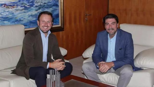 Pablo Ruz visitó como edil del PP de Elche la alcaldía de Alicante.