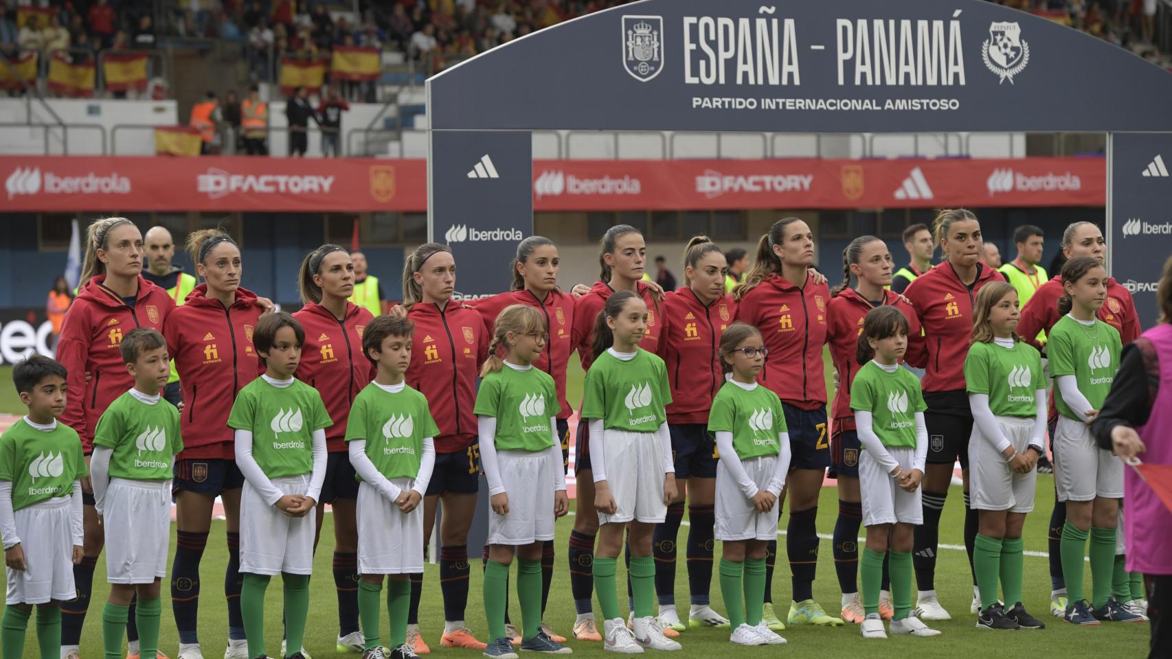 Las jugadoras de la Selección española de fútbol