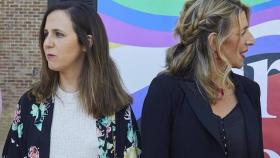 Ione Belarra y Yolanda Díaz, juntas en un acto en 2022.