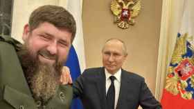 Kadyrov con Vladimir Putin hace unos meses