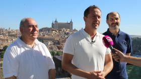 Vicente Tirado, Carlos Velázquez y José Manuel Velasco. PP Toledo