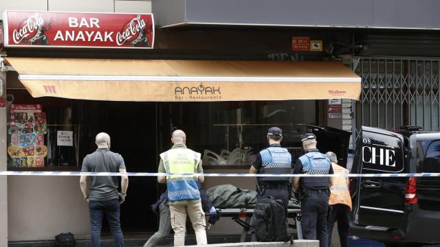 Una imagen del bar en el que se cometió el asesinato.