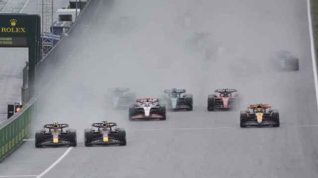 Monoplazas en la carrera al sprint del Gran Premio de Austria de la F1 2023