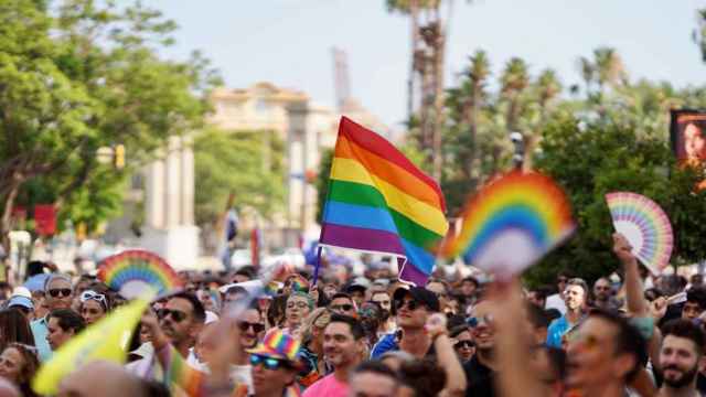 Una imagen de la marcha LGTBI en Málaga.