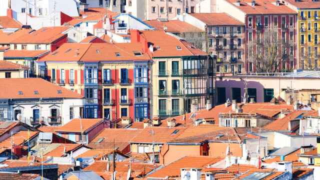 Vista del casco viejo de Bilbao.