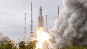 Lanzamiento de Ariane 5 con la sonda Juice a bordo