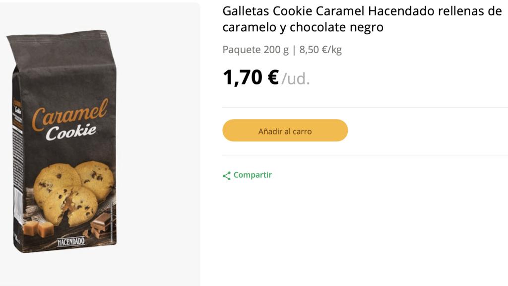 Las Nuevas Galletas De Mercadona Rellenas De Caramelo Y Chocolate