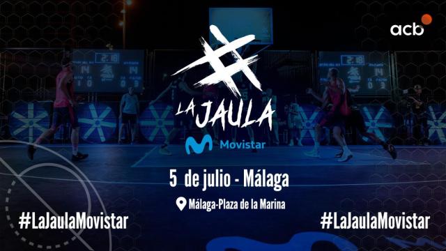 Cartel quinta edición La Jaula Movistar Málaga