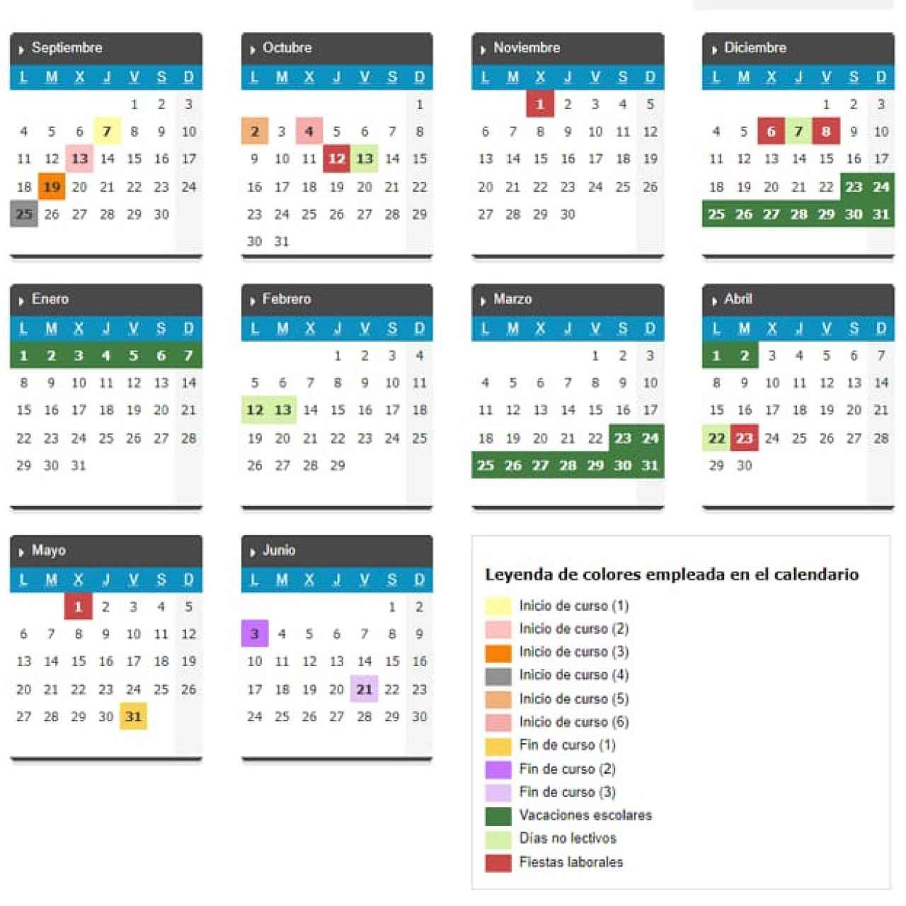 Calendario escolar del curso 2023/24 todas las fechas clave