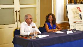 Abel Guarinos y Maria Dolores Padilla, en el avance de temporada del Principal.