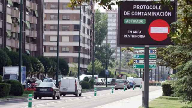 Un aviso del Protocolo de Contaminación en Valladolid.