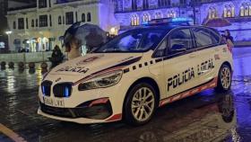 Un vehículo de la Policía Local de León