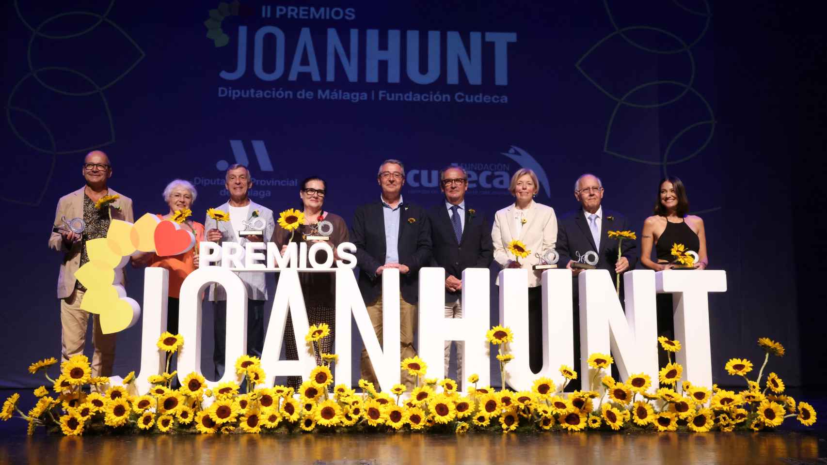 Entregan los Premios Joan Hunt de la Diputación de Málaga y Cudeca