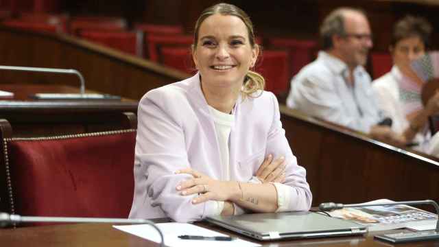 Marga Prohens en el Parlament de Baleares