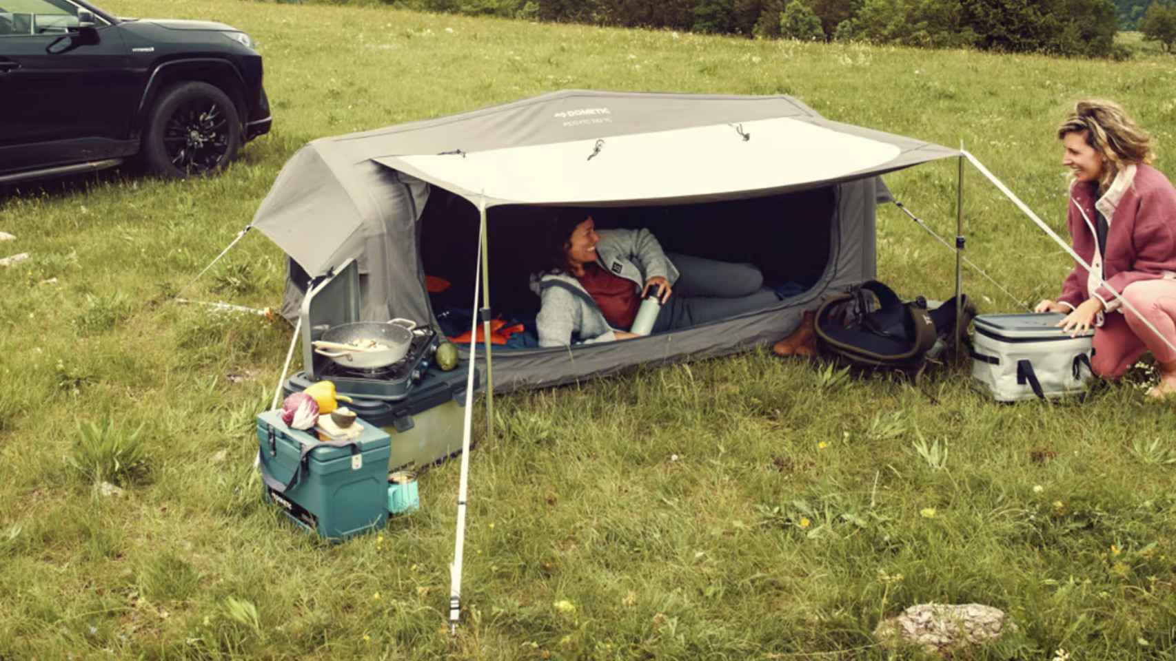 Adiós a las tiendas de campaña tradicionales: así es Pico, se infla en  minutos para acampar más cómodo