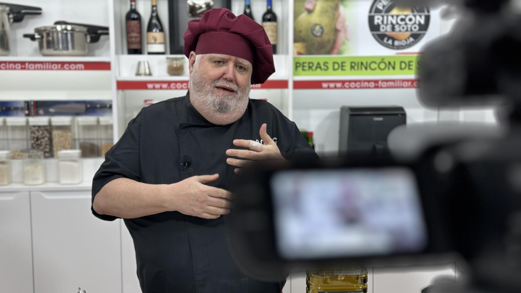 El cocinero Javier Romero.