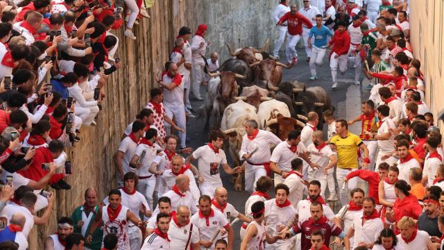 Segundo encierro de San Fermín 2023, en directo.