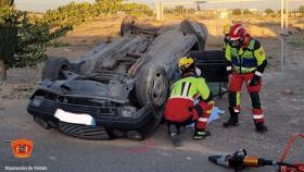 Accidente. Foto: Consorcio Provincial de Extinción de Incendios y Salvamentos de Toledo.