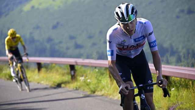 Tadej Pogacar y Jonas Vingegaard en el Tour de Francia.