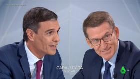 El cara a cara entre Pedro Sánchez y Núñez Feijóo arrasa (46,5%), pero es el menos visto de la historia