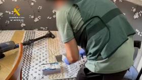 La Guardia Civil en el registro domiciliario