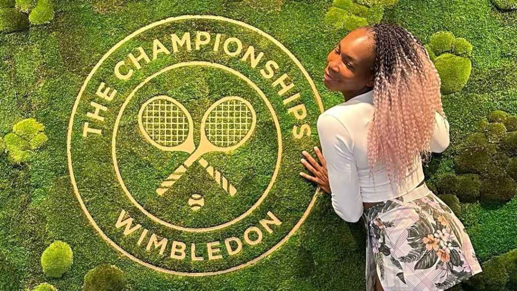 Venus Williams en las instalaciones del All England Lawn Tennis Club