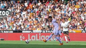 Éder Militao, en Mestalla