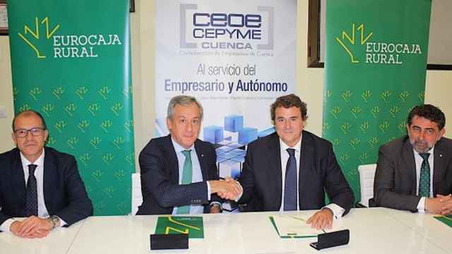 Convenio de colaboración de Eurocaja Rural con los empresarios de Cuenca