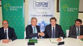 Convenio de colaboración de Eurocaja Rural con los empresarios de Cuenca